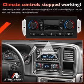 atracypart installed in dash lifestyle demonstrating restored climate control function