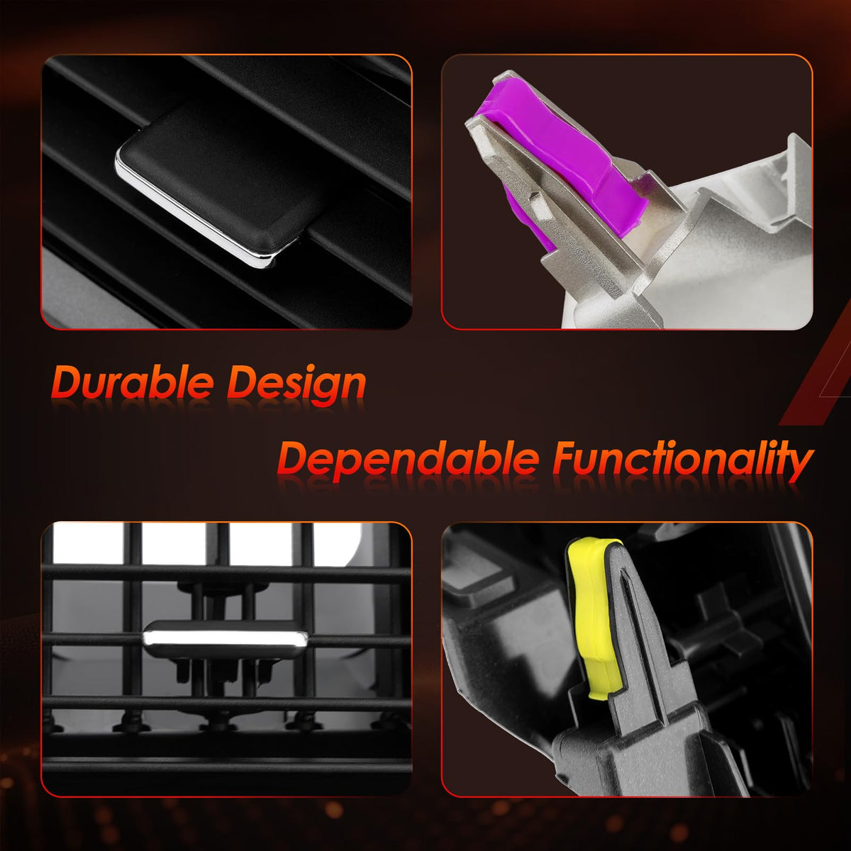 ATRACYPART installed in dash demonstrating restored airflow and aesthetics