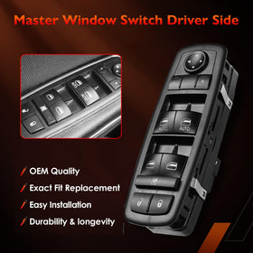 ATRACYPART switch installed in door panel restoring driver-side window control