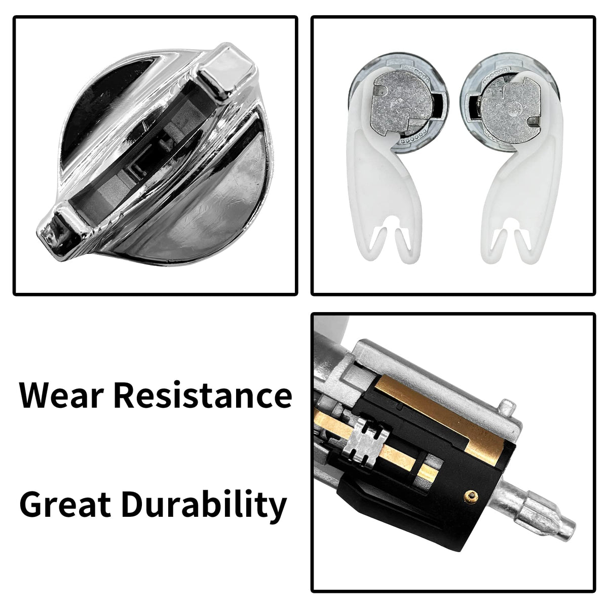 ATRACYPART installed door lock cylinder on vehicle door showing easy replacement benefit