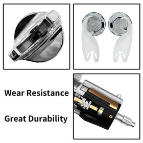 ATRACYPART installed door lock cylinder on vehicle door showing easy replacement benefit