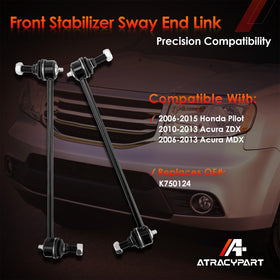 ATRACYPART link installed on front suspension improving steering stability
