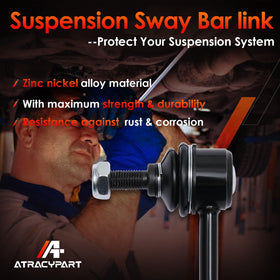 ATRACYPART sway link installed on Jeep Compass front suspension improving steering stability