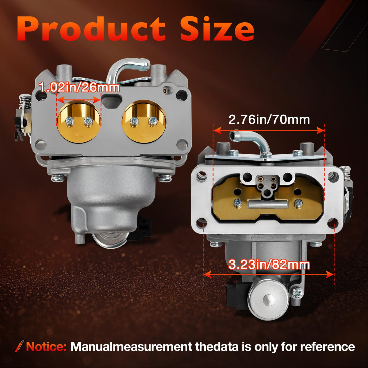 ATRACYPART carburetor installed on John Deere engine demonstrating direct-fit ease