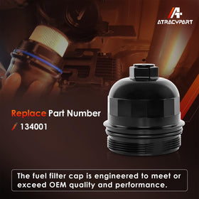 ATRACYPART label and part numbers showing TP1015 and 134001 verification advantage