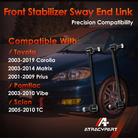 ATRACYPART close-up of ball joint on link showing durable construction benefit