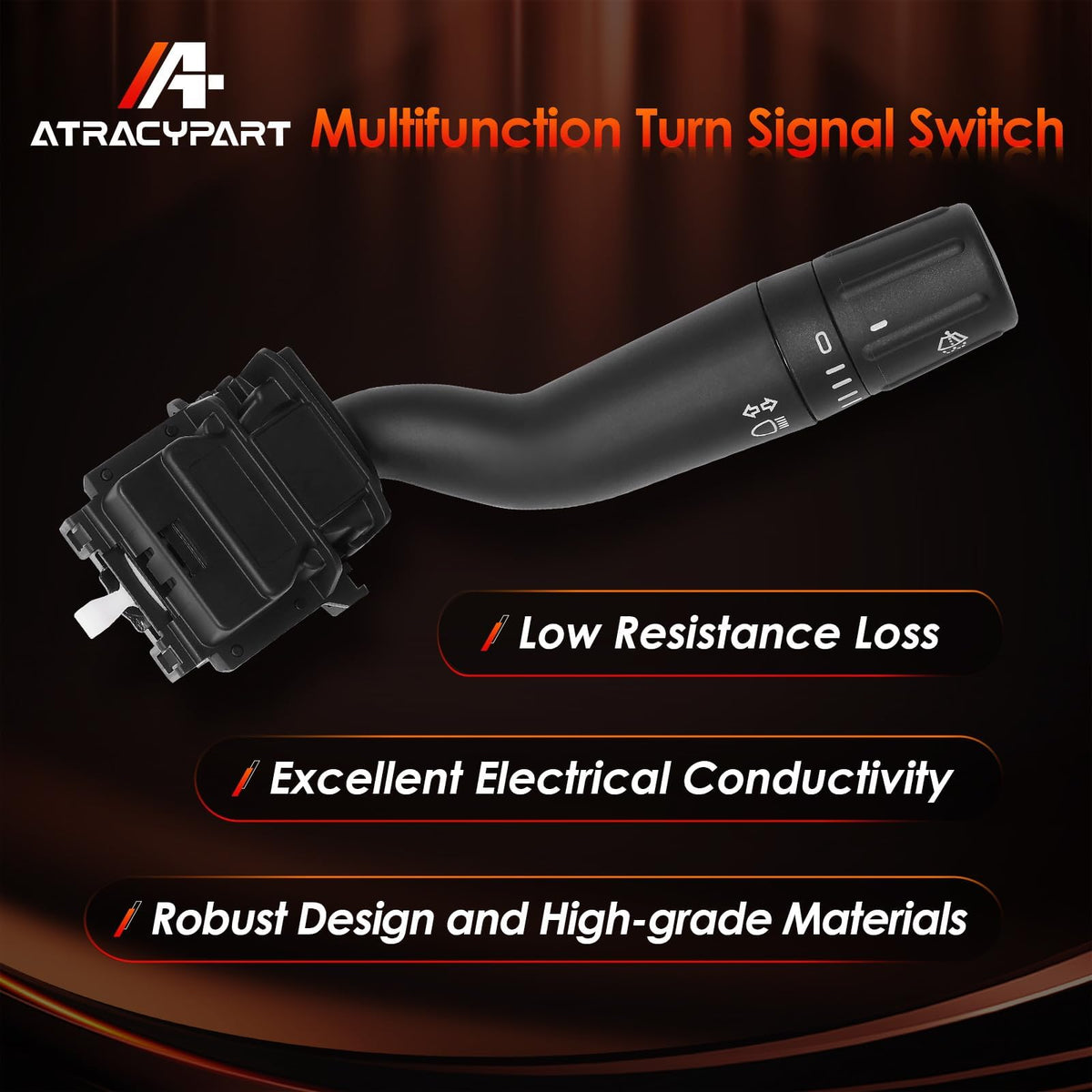 ATRACYPART mounted in Ford steering column demonstrating plug-and-play installation