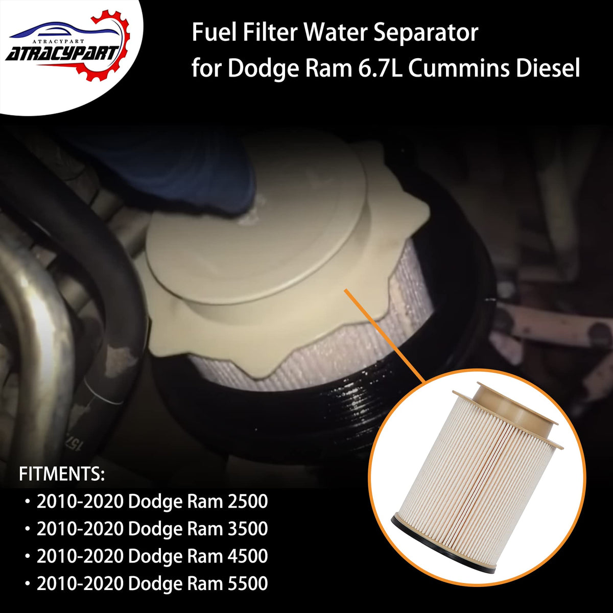 ATRACYPART packaging and label showing part numbers and fitment clarity benefit