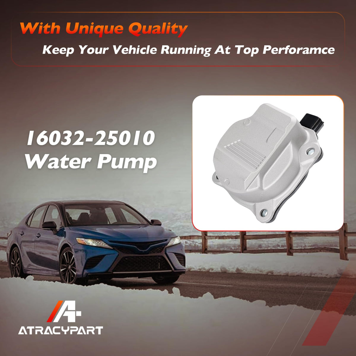 ATRACYPART retail packaging and warranty card for peace of mind
