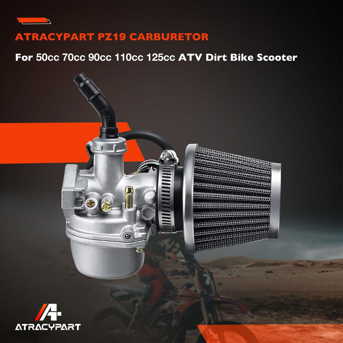 ATRACYPART gasket set and fuel fittings ensuring leak-free seal