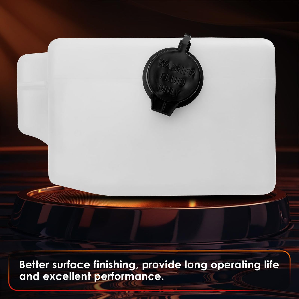 ATRACYPART filler cap and inlet detail for leak-resistant fluid filling and connection