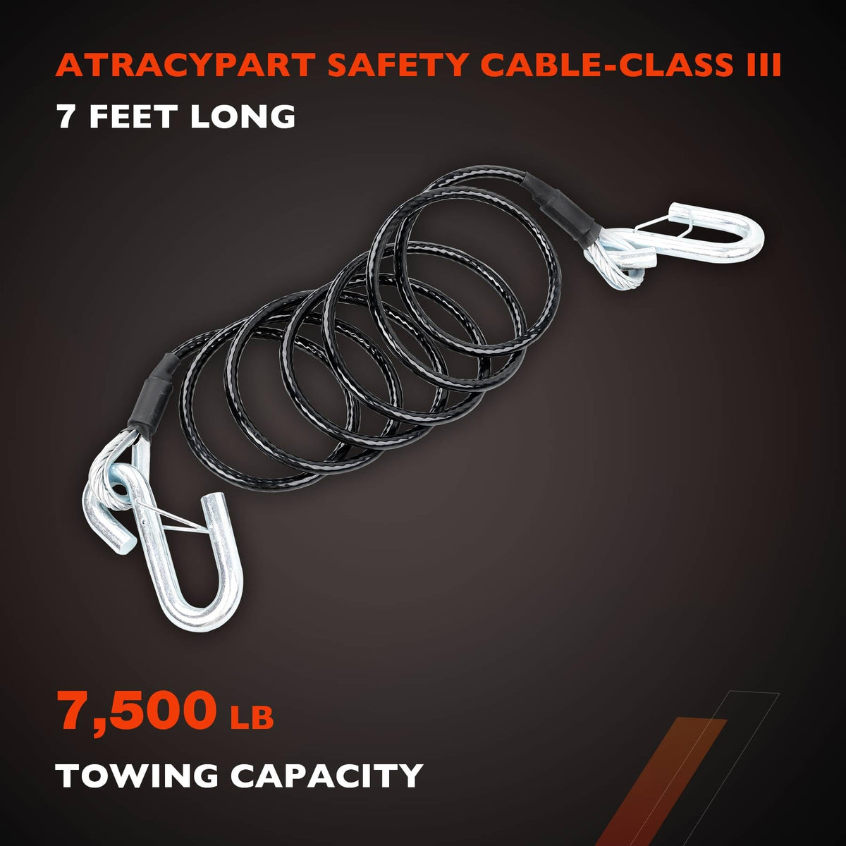 ATRACYPART S-hook connection detail showing secure steel hook benefit