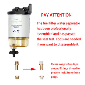 ATRACYPART clear bowl close-up showing water separation and easy inspection benefit