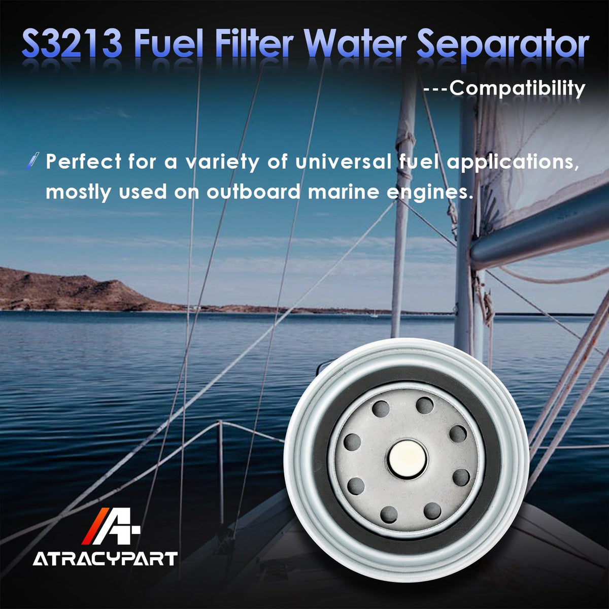 ATRACYPART S3213 clear bowl close-up revealing captured water and sediment for safety