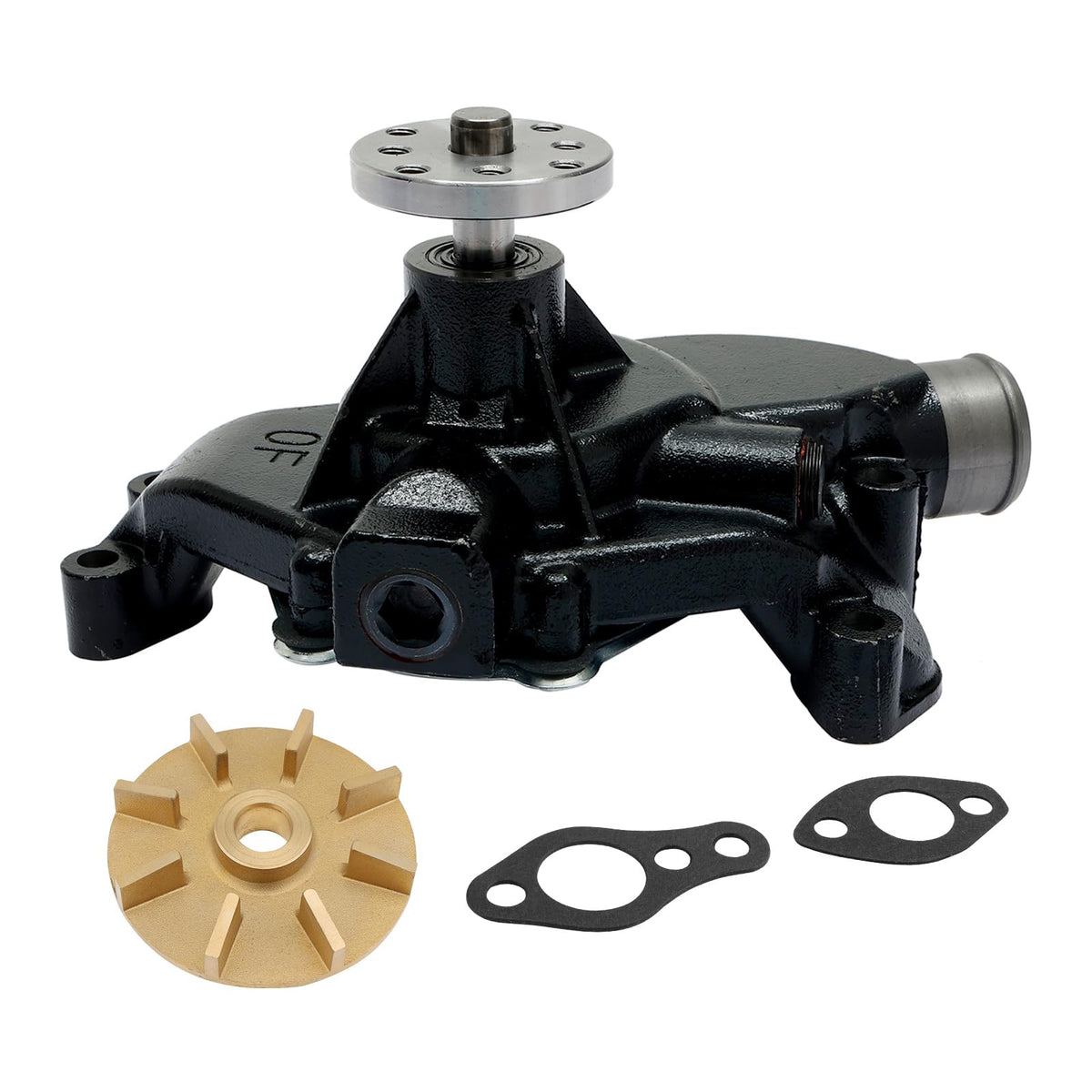 ATRACYPART front view of sea water pump showing fit and flange, durable replacement benefit
