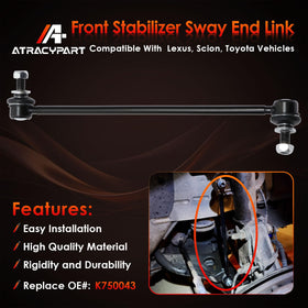 ATRACYPART side profile installed on suspension improving stability