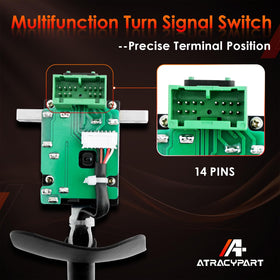 ATRACYPART side profile mounted in steering column demonstrating proper alignment