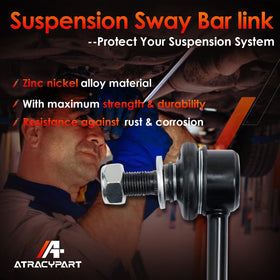 ATRACYPART sway link beside ruler illustrating exact fit and correct length