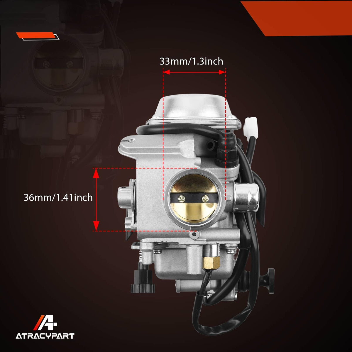 ATRACYPART spark plug and intake pipe detail ensure reliable ignition and smooth intake