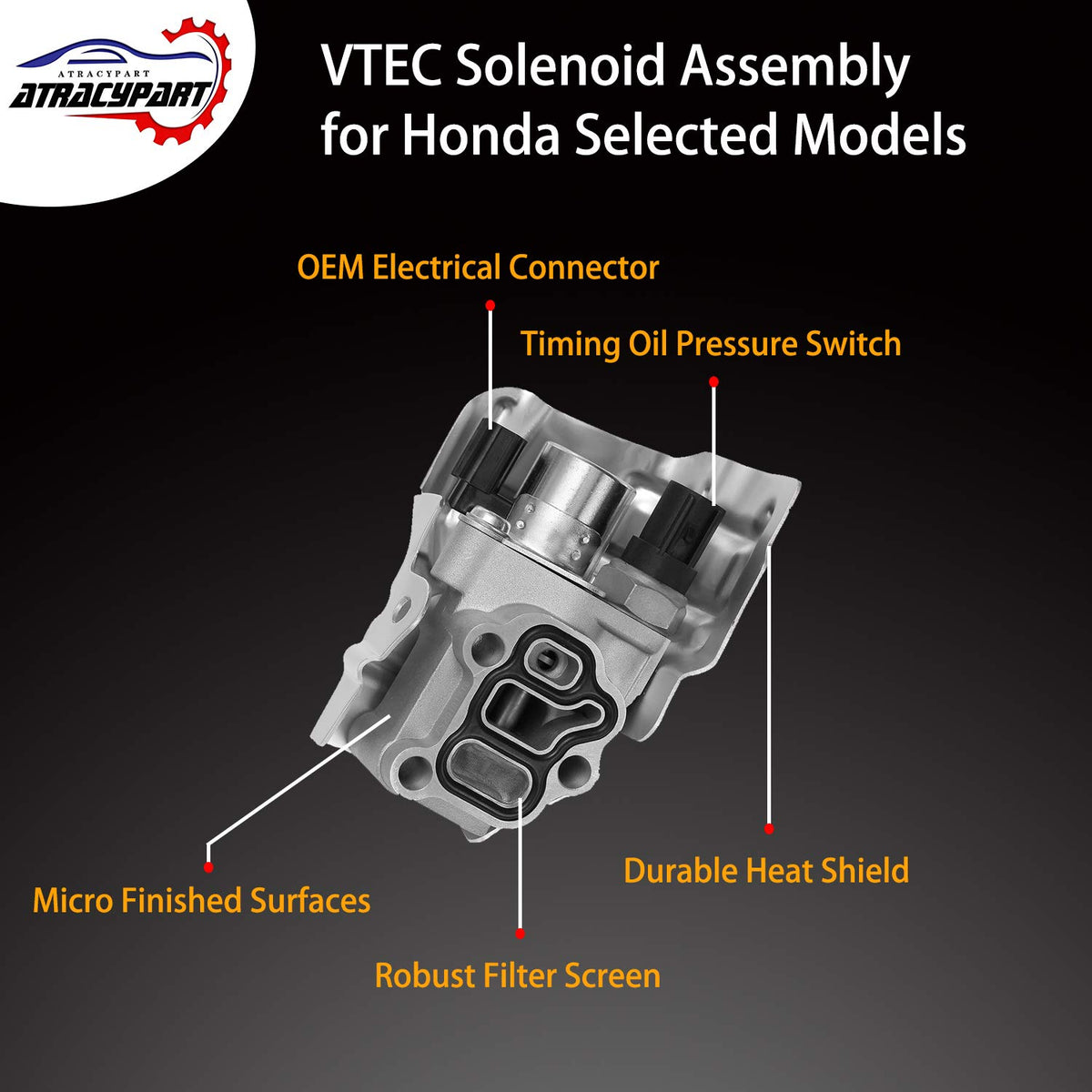 ATRACYPART detailed spool valve surface finish for durability benefit