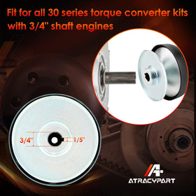 ATRACYPART Super 30 Series mounted on Predator engine demonstrating direct-fit upgrade advantage