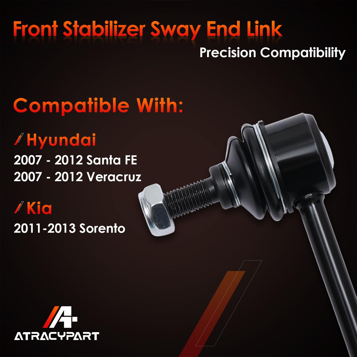 ATRACYPART close-up of steel rod detail highlighting durable construction