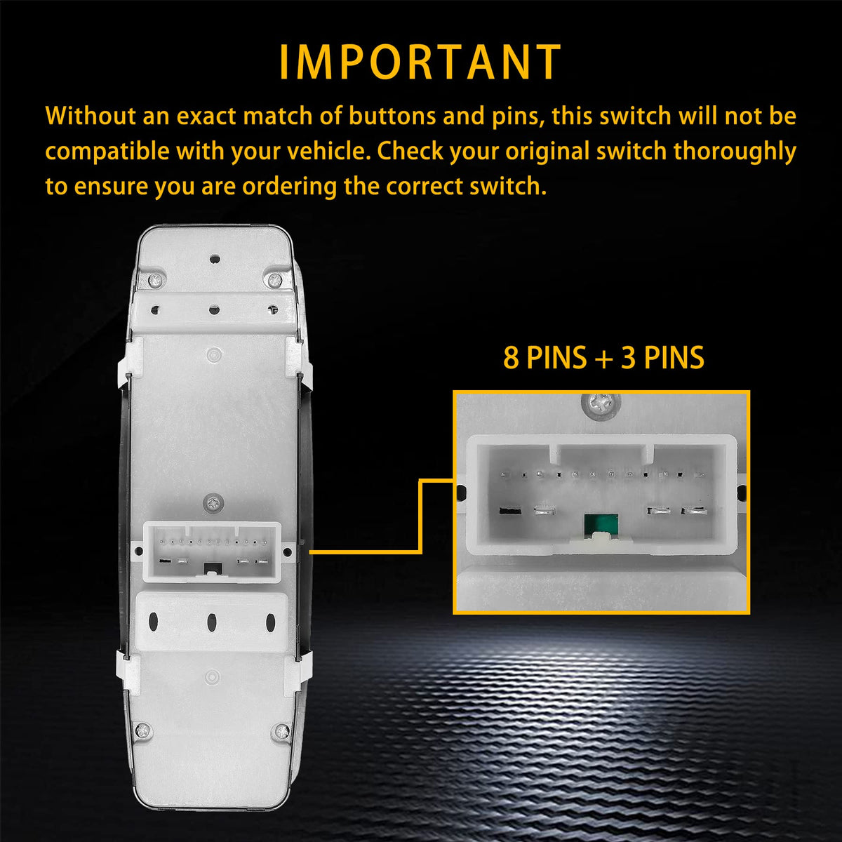 ATRACYPART connector detail showing OE-style pins for secure connection