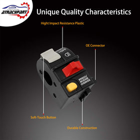 ATRACYPART switch next to ruler showing size and fit for effortless replacement