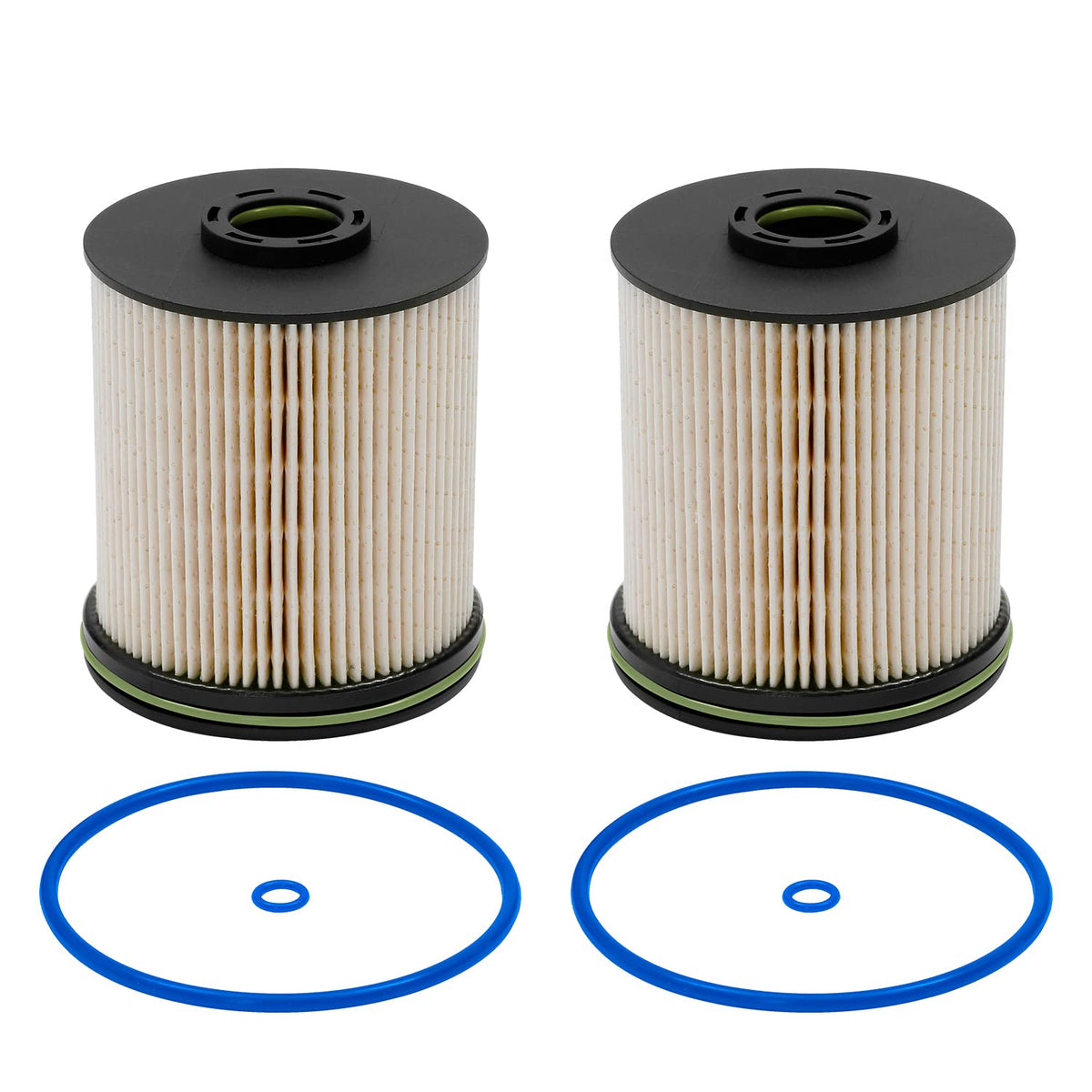 ATRACYPART TP1015 front view showing two filters and seals, ensuring immediate replacement readiness