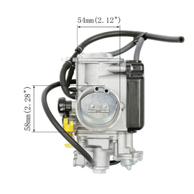 ATRACYPART airbox flange detail with 54mm opening for consistent airflow