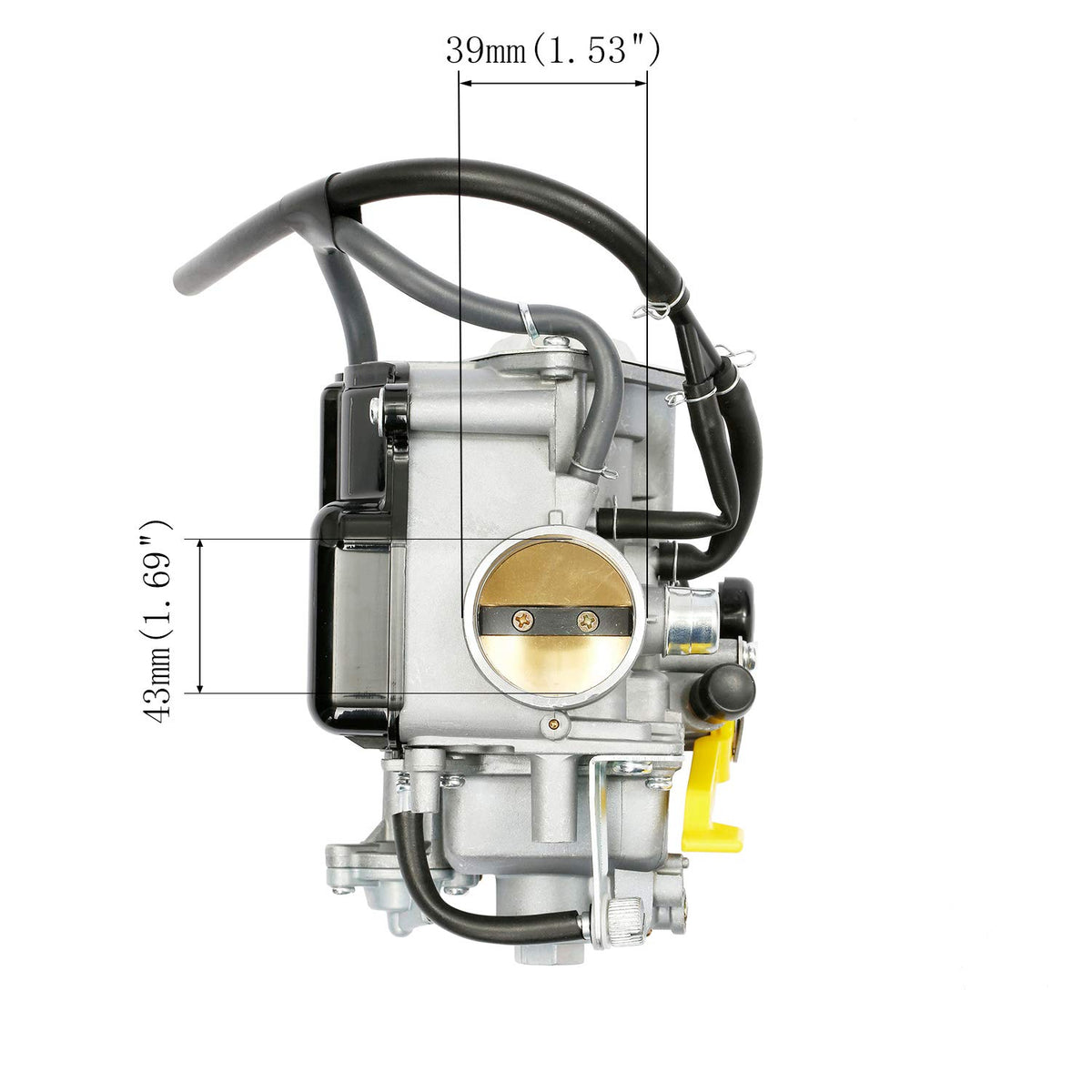 ATRACYPART throttle bore texture close-up illustrating smooth machining for response