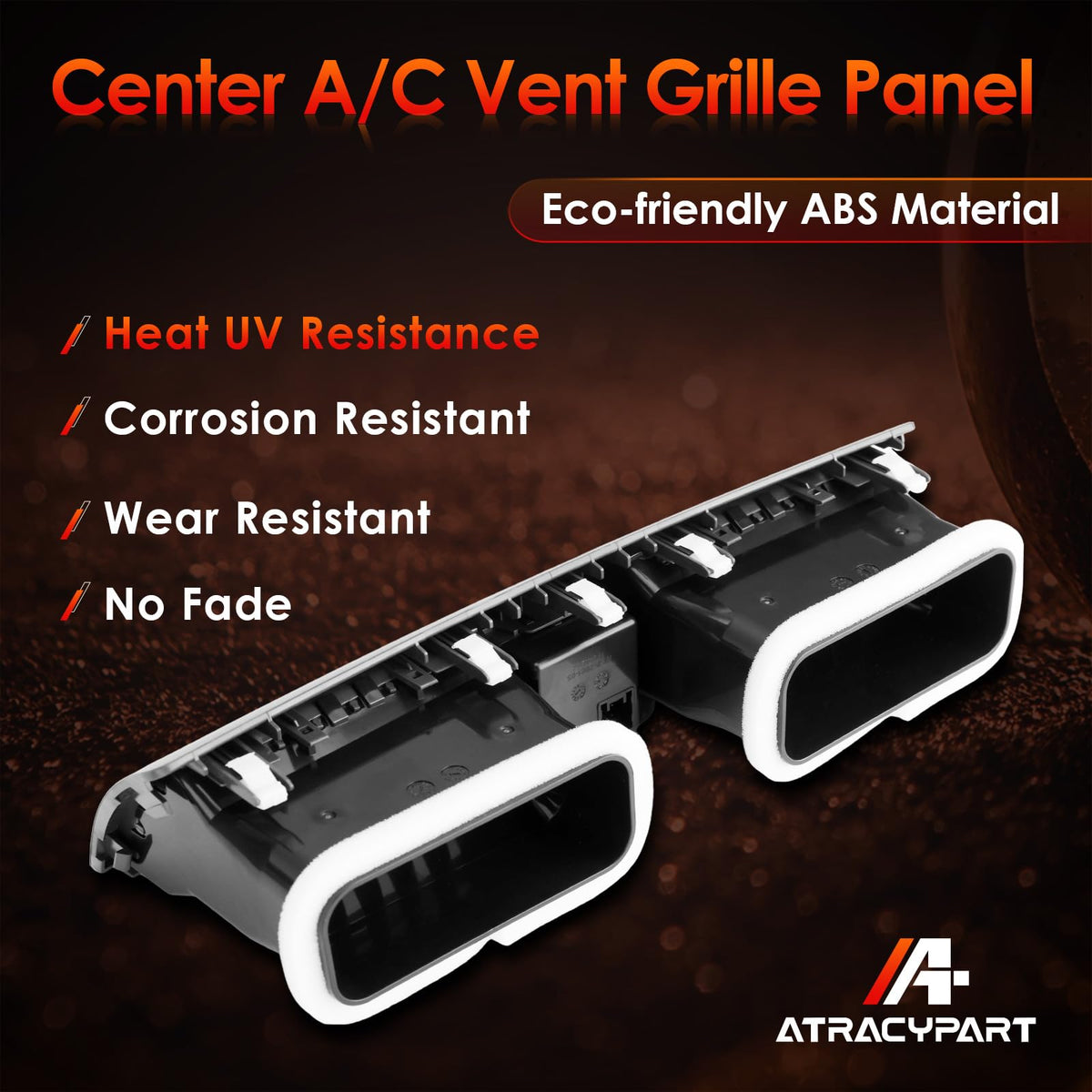 ATRACYPART vent side showing mounting points for easy snap-in installation