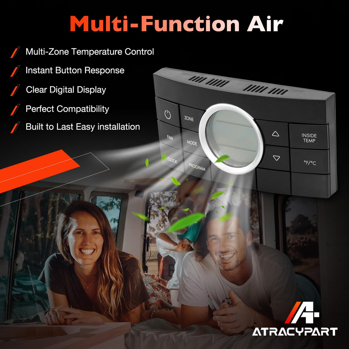 ATRACYPART connector and wiring view for straightforward direct-fit installation