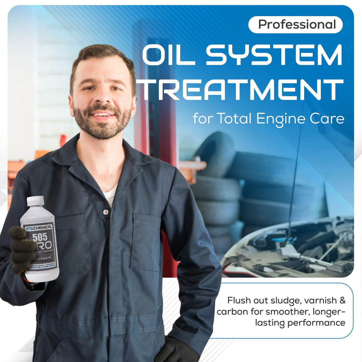 Close-up of ATS Chemical bottle texture and measurement markings