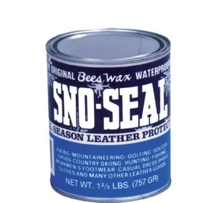 Atsko Sno‑Seal quart can front view showing label and durable beeswax protection