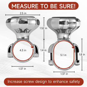 Atsorvicate hand using the knob to steer showing ergonomic comfort and reduced effort