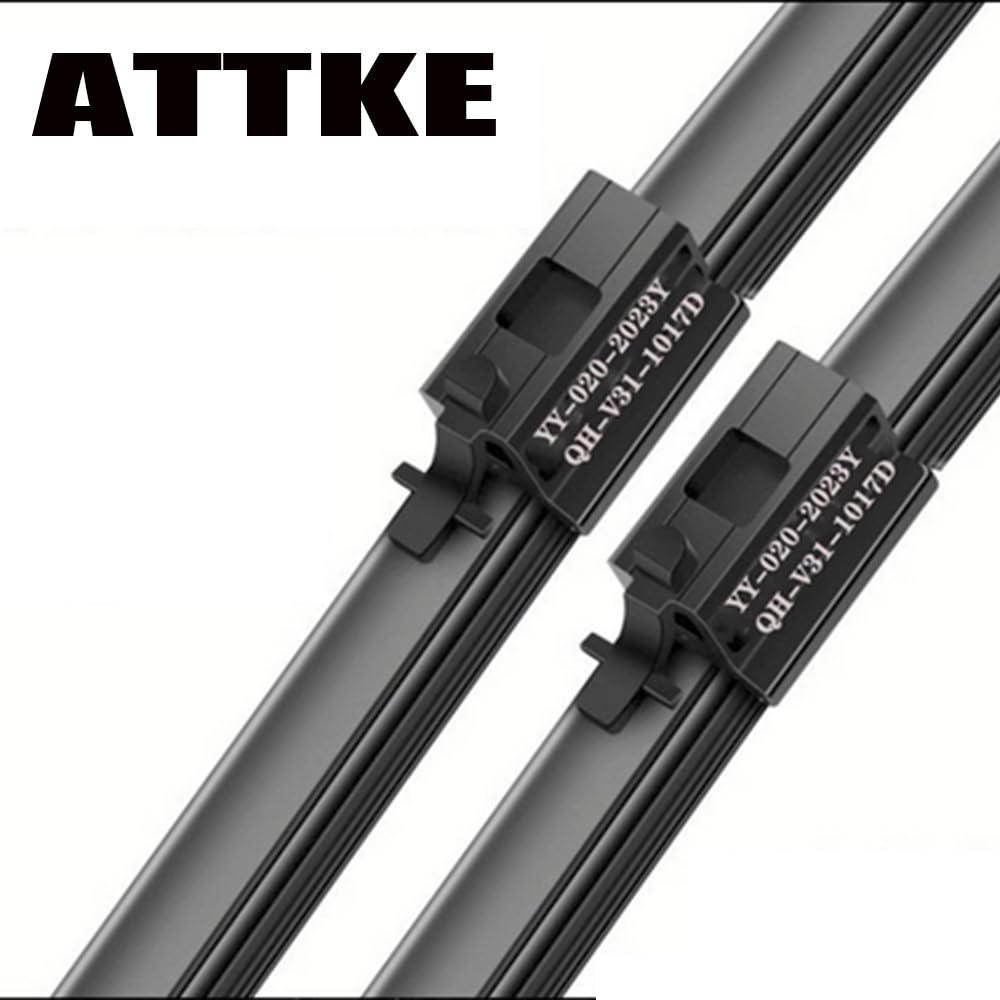 ATTKE close-up of AAAA natural rubber edge, smooth streak-free wipe