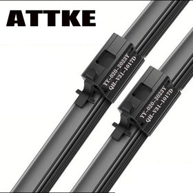 ATTKE close-up of AAAA natural rubber edge, smooth streak-free wipe