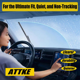 ATTKE 22 inch blade beside ruler, accurate size confirmation