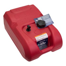 attwood 8806lp2 front view showing tank shape and carry handle for easy transport