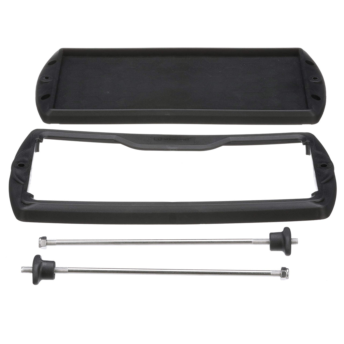 attwood front view tray showing secure battery fit and stable base