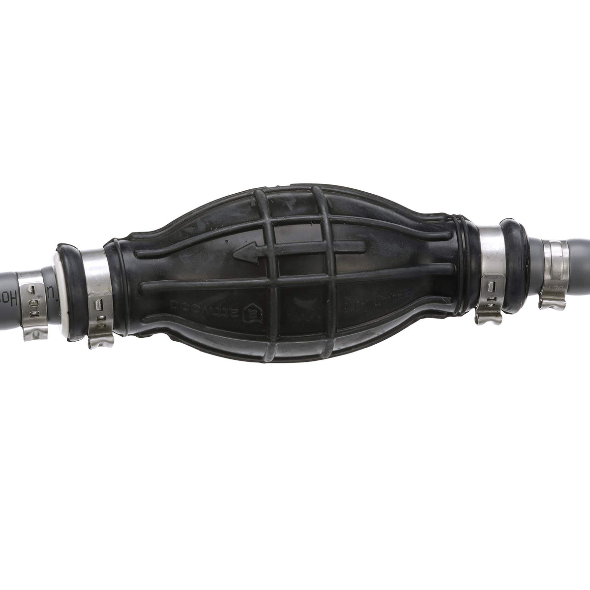 attwood clamp and barb junction demonstrating secure connection to prevent leaks