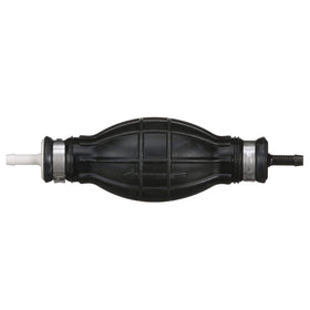 attwood primer bulb front view showing durable body and connectors, reliable priming