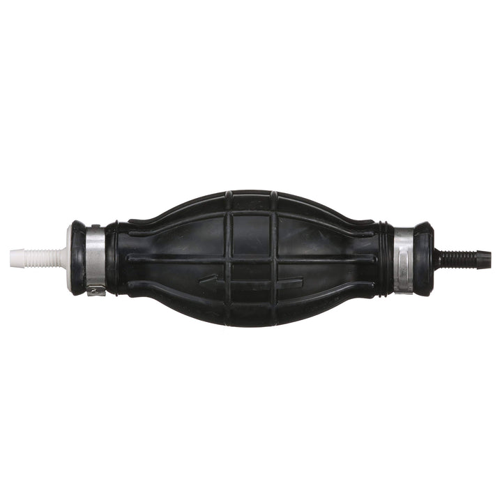 attwood primer bulb front view showing durable body and connectors, reliable priming