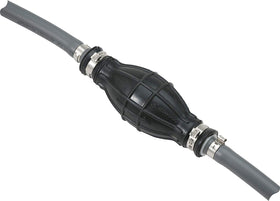 attwood sprayless connector in use preventing spills and improving dock safety