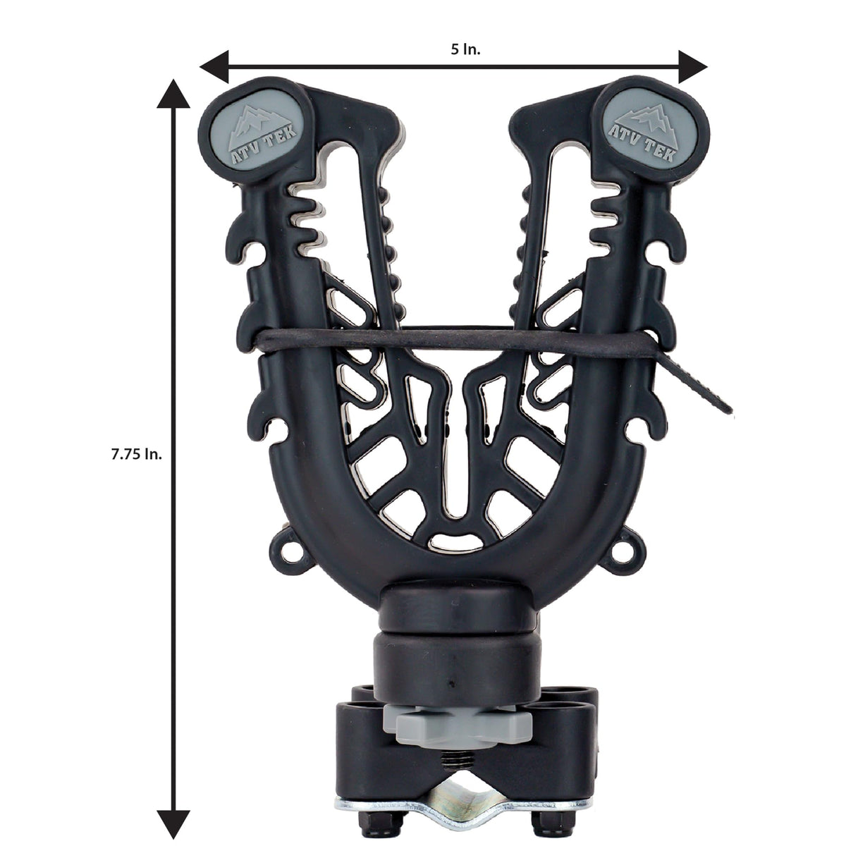 ATV TEK mounting hardware and finger knobs for tool-free adjust