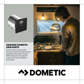 Atwood Dometic packaged kit with parts illustrating ready-to-install convenience