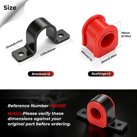 ATZTNUO stabilizer bracket detail showing precise mounting fit