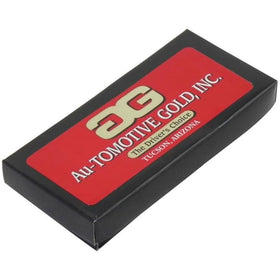 AU-TOMOTIVE GOLD keychain inside gift box, ready for giving and presentation