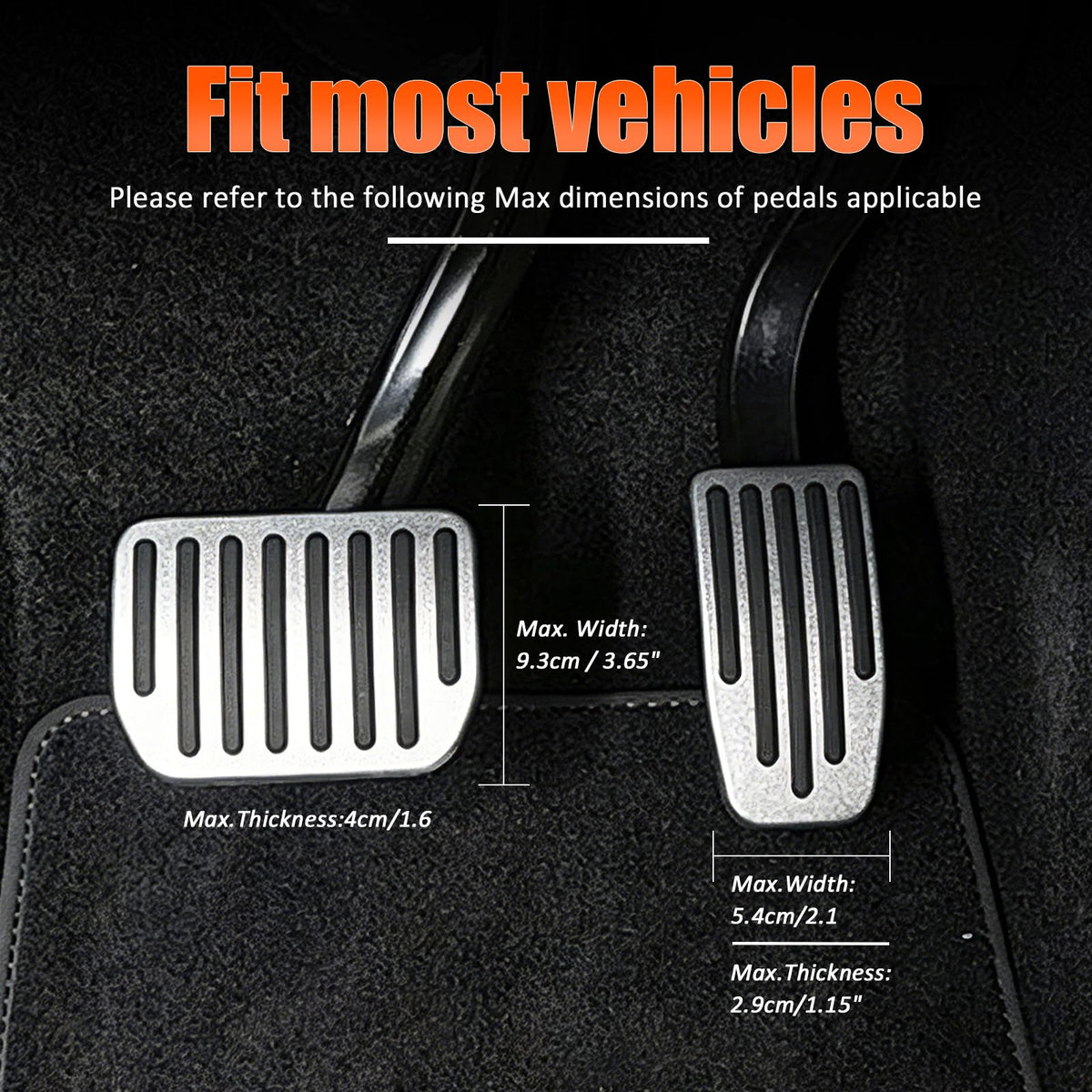AUATRONNE closeup of anti‑slip metal surface offering secure foot grip